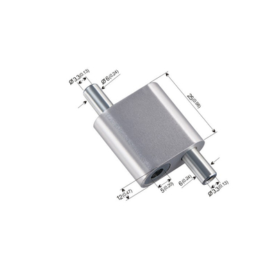 Materiał aluminiowy 25 mm Podwójne regulowane chwytaki kablowe do liny stalowej 2,0 3,0 mm