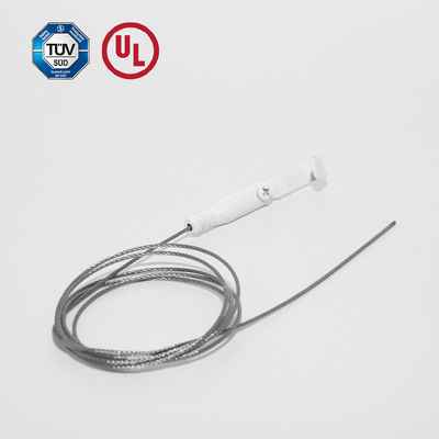 Wysokiej jakości J HOOK Cable Gripper z białą farbą Cusomized Lighing Accessory z safety cap
