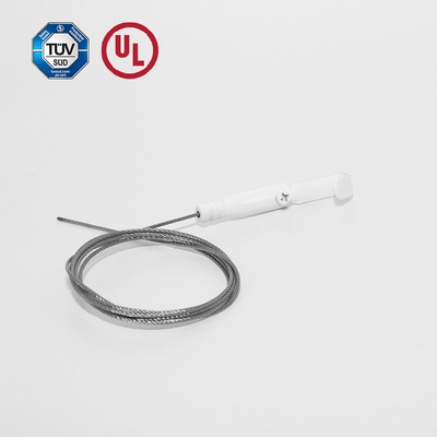 Wysokiej jakości J HOOK Cable Gripper z białą farbą Cusomized Lighing Accessory z safety cap