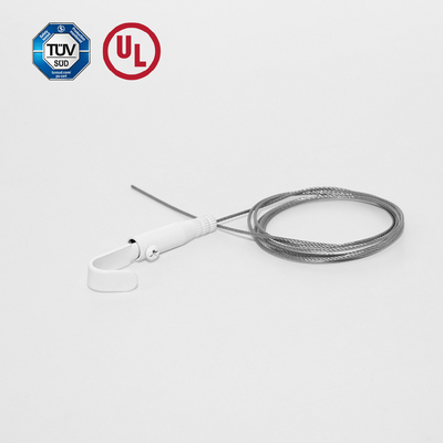 Wysokiej jakości J HOOK Cable Gripper z białą farbą Cusomized Lighing Accessory z safety cap